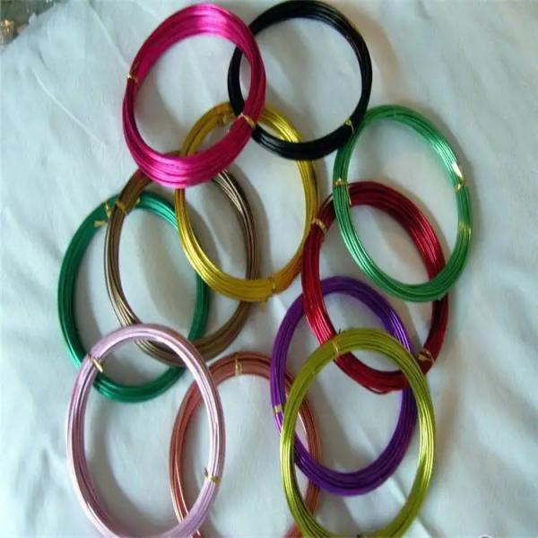 Fio de aço inoxidável de 0,15-12 mm para fabricação de joias fio de alumínio artesanal colorido