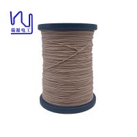 155 / O nylon/poliéster do fio de Litz do cobre 38 Calibre de diâmetro de fios serviu