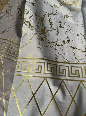 160-300gsm Foil Velvet Fabric Customized For Cushion Curtain