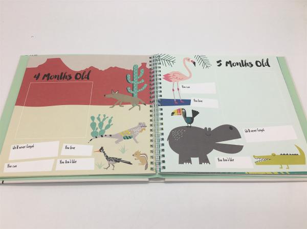 Baby'S First Year Record Scrapbook Photo Album For Baby Memory Collection