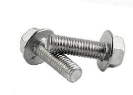 DIN6921 Hexagon Flange Head Bolt Carbon Steel Material With Zinc Plated Surface