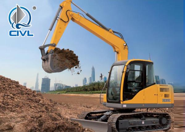 XCMG XE40 4050kg Hydraulic Crawler Excavator 0.14m³ , Construction Excavator 4 cylinders