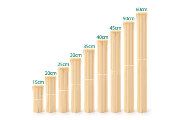 Industrial bBQ Bamboo Wooden Kebab Skewers For Commercial Catering And Food Processing