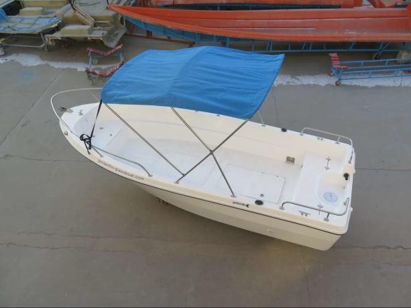 Double Seats Fiberglass Fishing Boats 1.9m Width 6 Person Fishing Boat