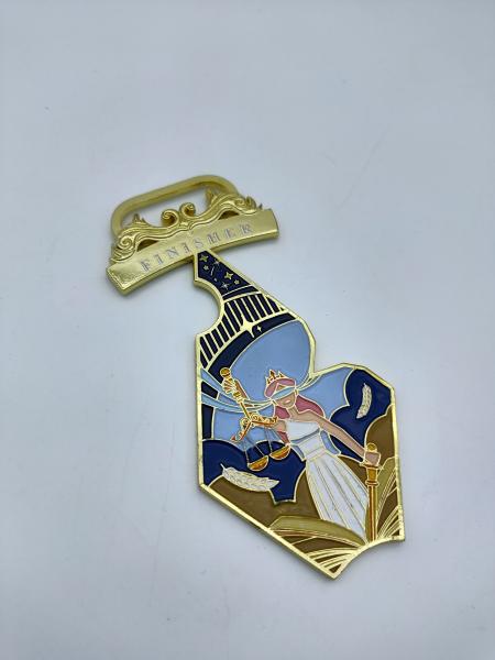 Horoscopes Zinc Alloy Medal Electroplated 105mm X 50mm X 3mm