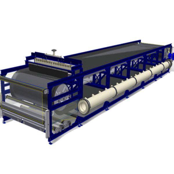 3600mm Wide Steel Frame Support Vacuum Belt Filter Slurry Filtration Application