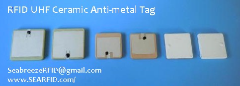 RFID UHF Ceramic Anti-metal Tag, 3M adhesive fixation, Waterproof, induction distance further