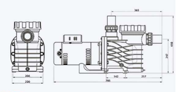 ASP100 Водоказы для бассейнов