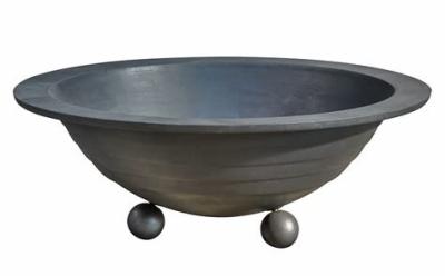 Acessórios decorativos de ferro fundido, potes de flores de ferro fundido para a rua da Espanha