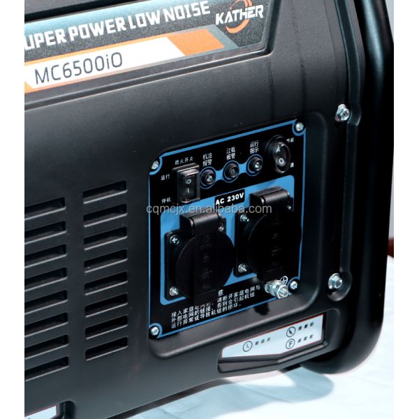 220v 230v Single Phase Recoil Start Petrol Generators 5000w Open Frame Inverter Generator