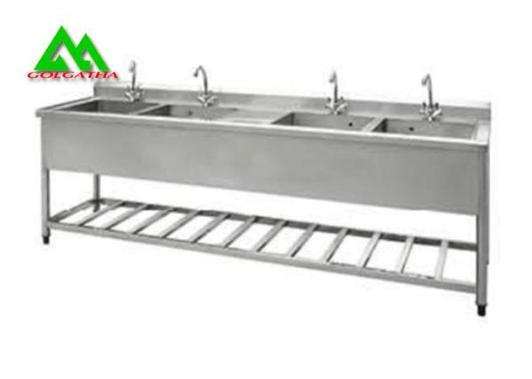 Floor Mounted Hospital Ward Equipment Cleaning Tank Furniture Abrasion Resistance