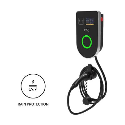 Untethered Wall Mounted EV Charger Type1 4.5Kg Customization