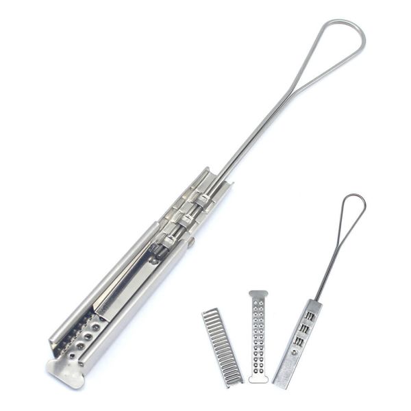 Easy to Install Fiber Drop Wire Clamp for FTTH Protecting Telephone Drop Wire