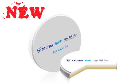 49% Translucency Ultra Translucent Zirconia Full Contour Crowns  Three Uints Bridges