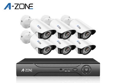 6CH 2MP Hd Ip Nvr Security System / Night Vision Cctv Kit 1/2.7 CMOS