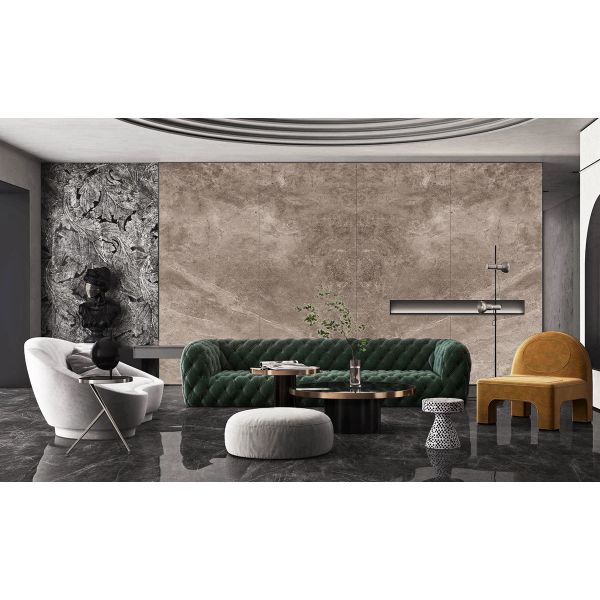 Установка длинной стороны клика и клея ПВХ мраморная доска для декорации гостиничного дома