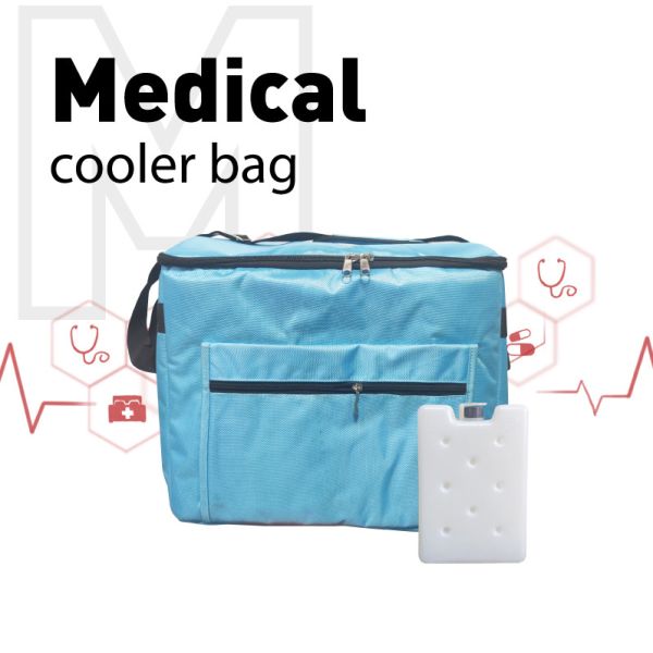 33L Capacity Soft Cooler Bag With Insulation And Customizable Logo For Medical Cold Chain Logistics