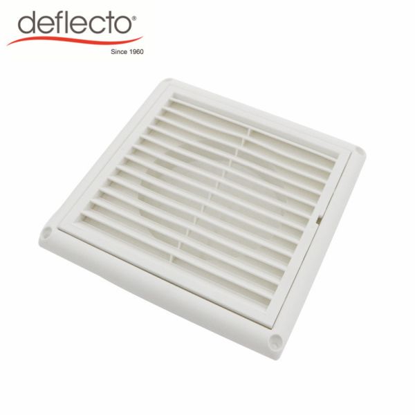 Professional Plastic Air Vents 6 Inch 150mm Diameter White Color HVAC Systems Parts