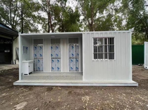 Containerized Emergency Sanitary Container Removable Toilet Anti Corrosion