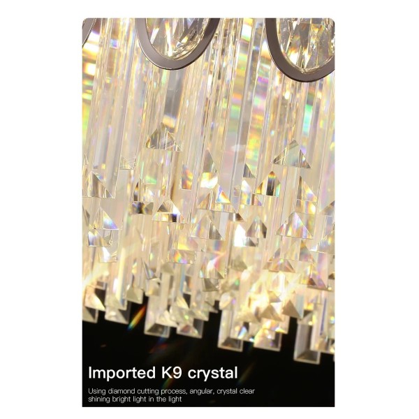 Duplex Building Living Room Chandelier Building Stairway Long Chandelier Luxury Crystal Lamp(WH-CY-269)