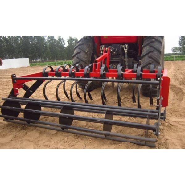 Agricultural Machinery S Tine Cultivator with Roller 2.1m Cultivator Tillage for Tractor 3ZS