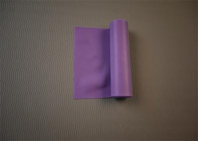 Purple Shoulder Presses Pilates Band Resistance Band For Yoga Exercise