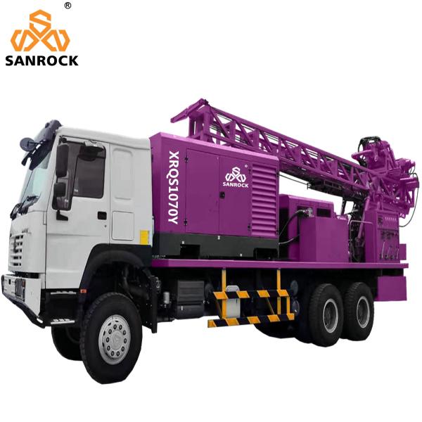 Perfuração profunda montada caminhão Rig Machine do poço de água do furo 400m de Rig Bore da perfuração do poço de água