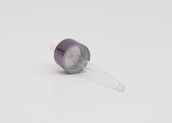 Aluminum Purple Dropper 18 Mm Essential Oil Pipettes For Skin Care Oil
