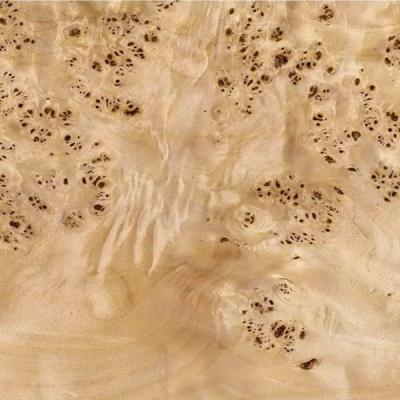 0.50mm Burl Wood Veneer Natural American Walnut Mappa With Fleece
