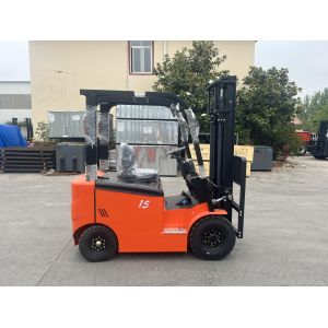 1.5 Ton Polyurethane Tire Electric Forklift CPD15 Non-Marking Solid Wheels Indoor Floor Protection Clean Warehouse Truck