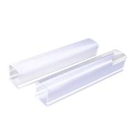 Éclairage industriel LED Parure de lampe en plastique PVC Extrusion en plastique Profil de couverture PC personnalisé
