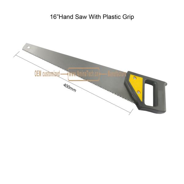 16”Hand Saw With Plastic Grip,Hand Tools