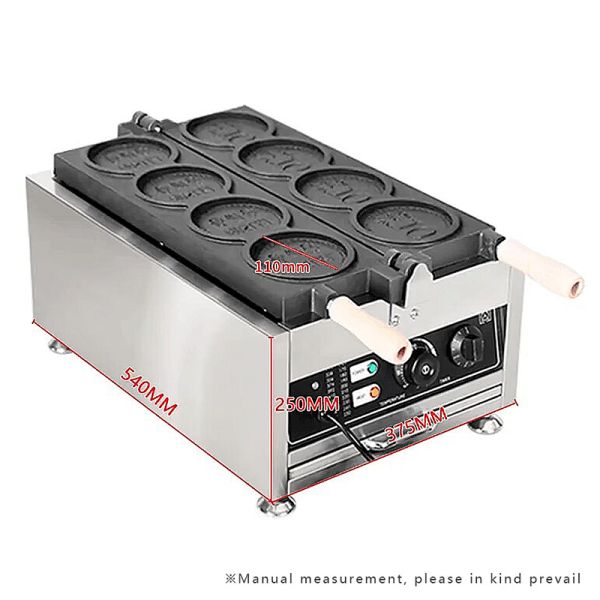 Электрическая машина для изготовления вафли из газовых пузырей из нержавеющей стали для промышленного производства