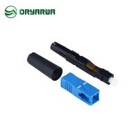 Conector rápido da fibra ótica do SC de H02 UPC encaixado rapidamente para a instalação arquivada