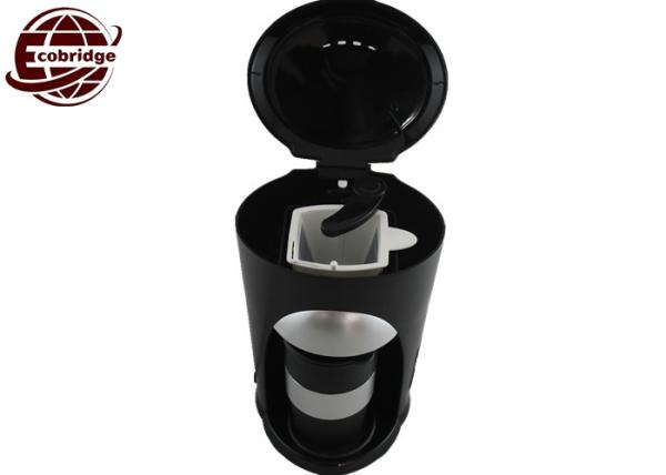 300ml Portable Electric Drip Coffee Maker with Travel Mug Black OEM Accepted