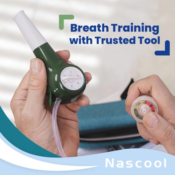 Lung Fitness Breathing Muscle Trainer Expiratory Breathing Exercise Device Healthy Care