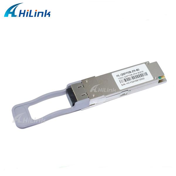 LC Connector SOA Pin Fiber Optic Transceiver Good Communication Networking Product QSFP28 ZR4 80KM LWDM4 1295-1304NM