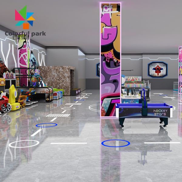 Монетка привелась в действие взрослые 2 видеоигры потехи таблицы хоккея голубых воздуха игрока