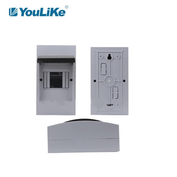 ABS Material IP40 Single Phase MCB Box 4 Way Indoor And Outdoor Use