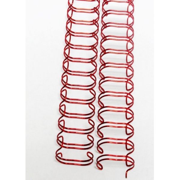 Nylon Coated A4 Double Loop Wire , Double Wire Binding Spiral