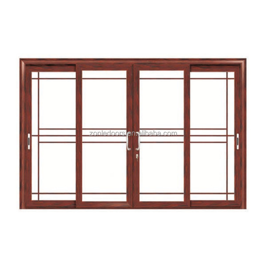Warren Double Glazed Aluminium Sliding Window Aluminum Alloy Frame Double Glass Sliding Windows