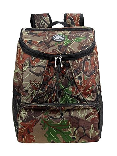 Large Padded Waterproof Backpack Cooler / Womens Collapsible Travel Cooler