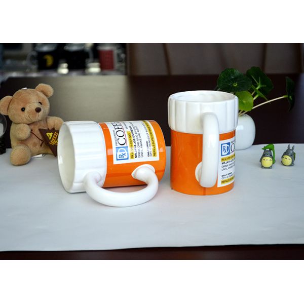 FDA SGS 16oz Eco Friendly Mugs , Medicine Eco Travel Mug Coffee Use