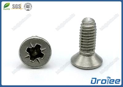 Pozi Drive Flat Head Thread Forming Screws Trilobuar Thread Stainless 410/304-316