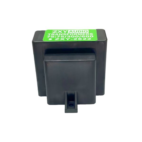 Customized Silicon Steel Core Audio Transformer with 75:75/300/600 Impedance Ratio and High Efficiency for Signal Isolation