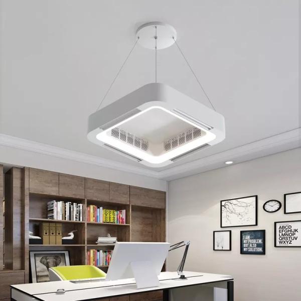 Custom BLDC Ceiling Fan Remote Control Modern Bladeless Ceiling Fan With Light