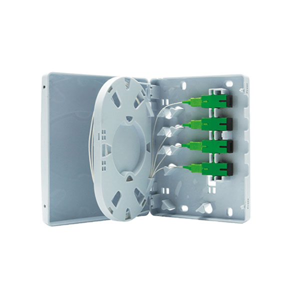 Indoor Fiber Optic Termination Box , 4 Cores Fiber Access Terminal Box