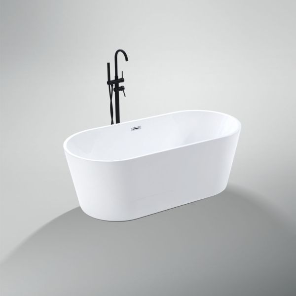 Acrylic Freestanding Bathtub with Customization Option and Bulk Loading Capability