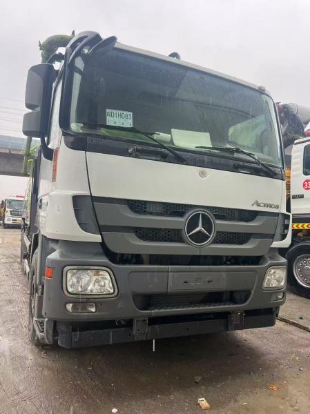 Used 2018 Mercedes-Benz Chassis 49m Concrete Pump Truck Semi-Dry Shotcrete Type Maximum Cloth Height 48.7M