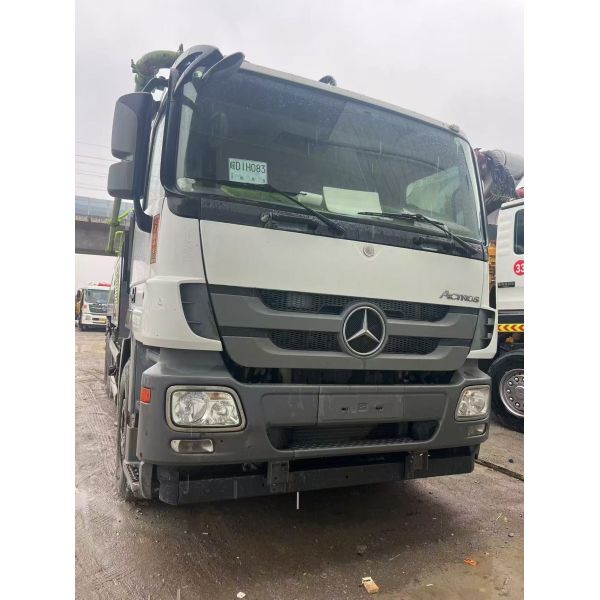 Used 2018 Mercedes-Benz Chassis 49m Concrete Pump Truck Semi-Dry Shotcrete Type Maximum Cloth Height 48.7M